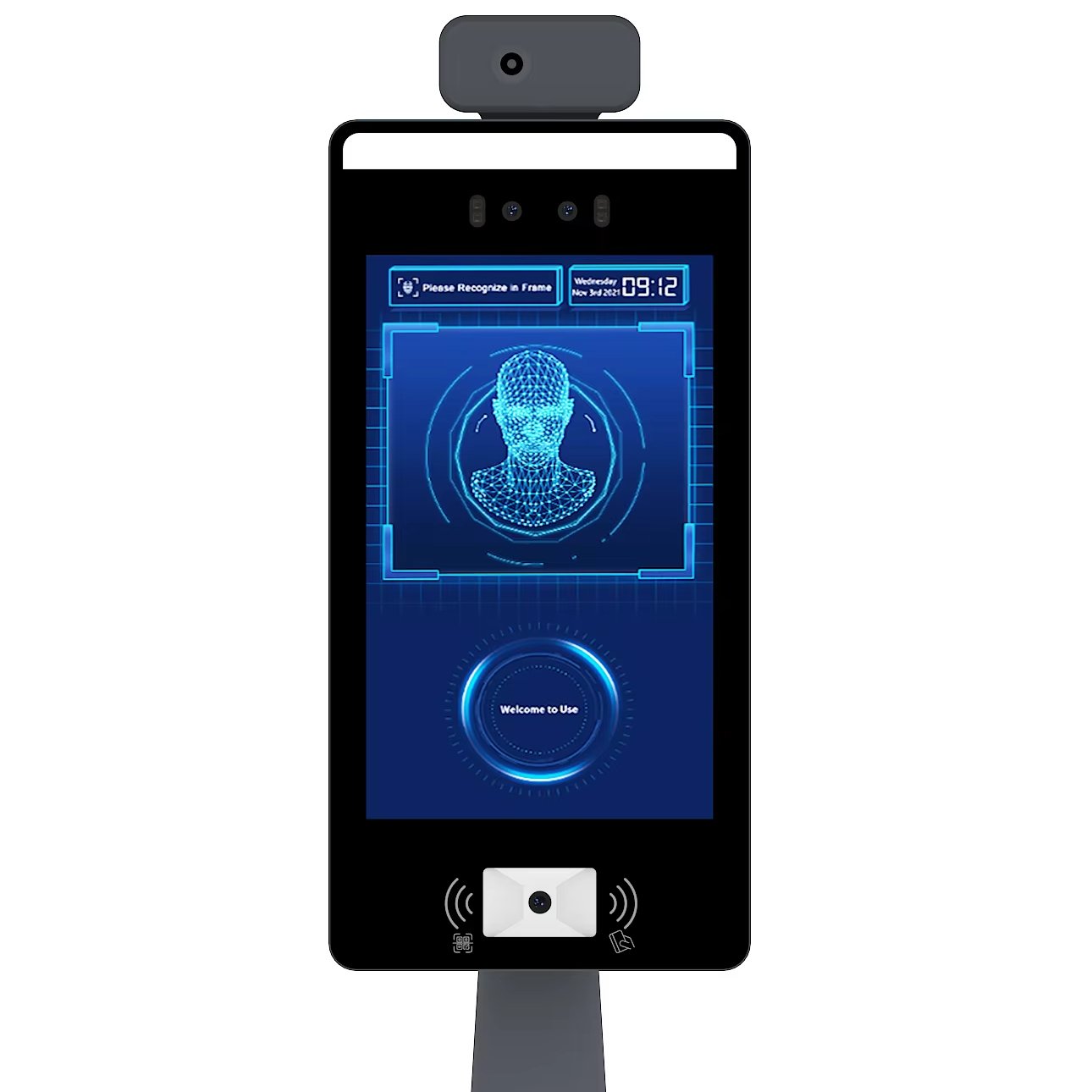 Biometric Temperature Sensor Facial recognition Time Attendance Machine Face recognition Access Control