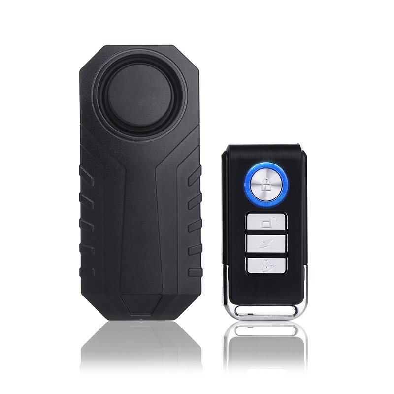 113db Waterproof Wireless vibration Alarm Anti-Theft Vibration Alarm for E-Bike with Remote IP65 Battery Power gsm alarm system