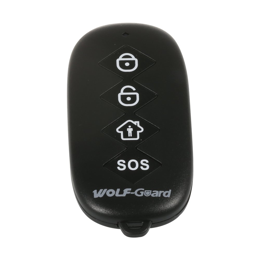 Home security alarm wireless 433MHz remote controller with panic button for WIFI GSM/3G/4G wireless alarm system