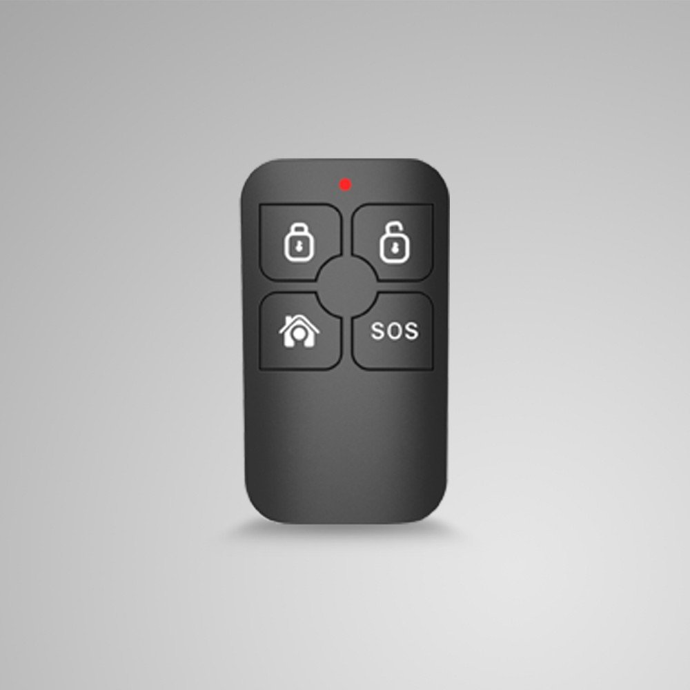 Home security alarm wireless 433MHz remote controller with panic button for WIFI GSM/3G/4G wireless alarm system