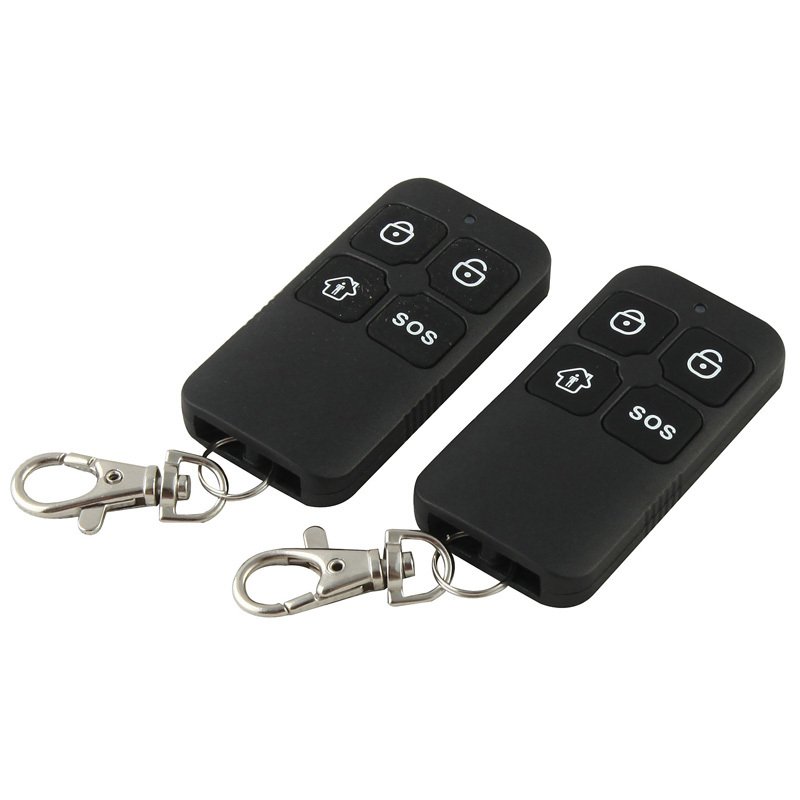 Home security alarm wireless 433MHz remote controller with panic button for WIFI GSM/3G/4G wireless alarm system