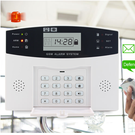 Intelligent home guard 99 wireless zones GSM alarm system with SIM card