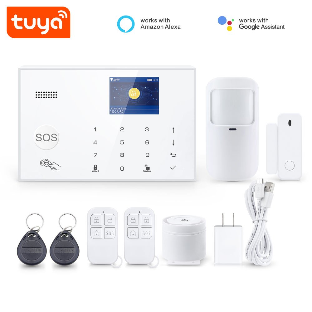 2024 Hot Seller Smart Home Security Anti-theft Alarm 433MHz Wireless Tuya WiFi 4G Alarm System PST-G30-4GEU