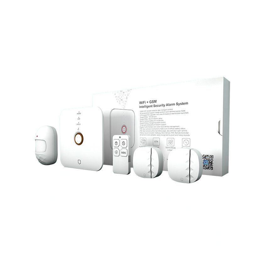 Tuya saas with Android and IOS APP control Smart wireless home security alarm wifi home burglar alarm system