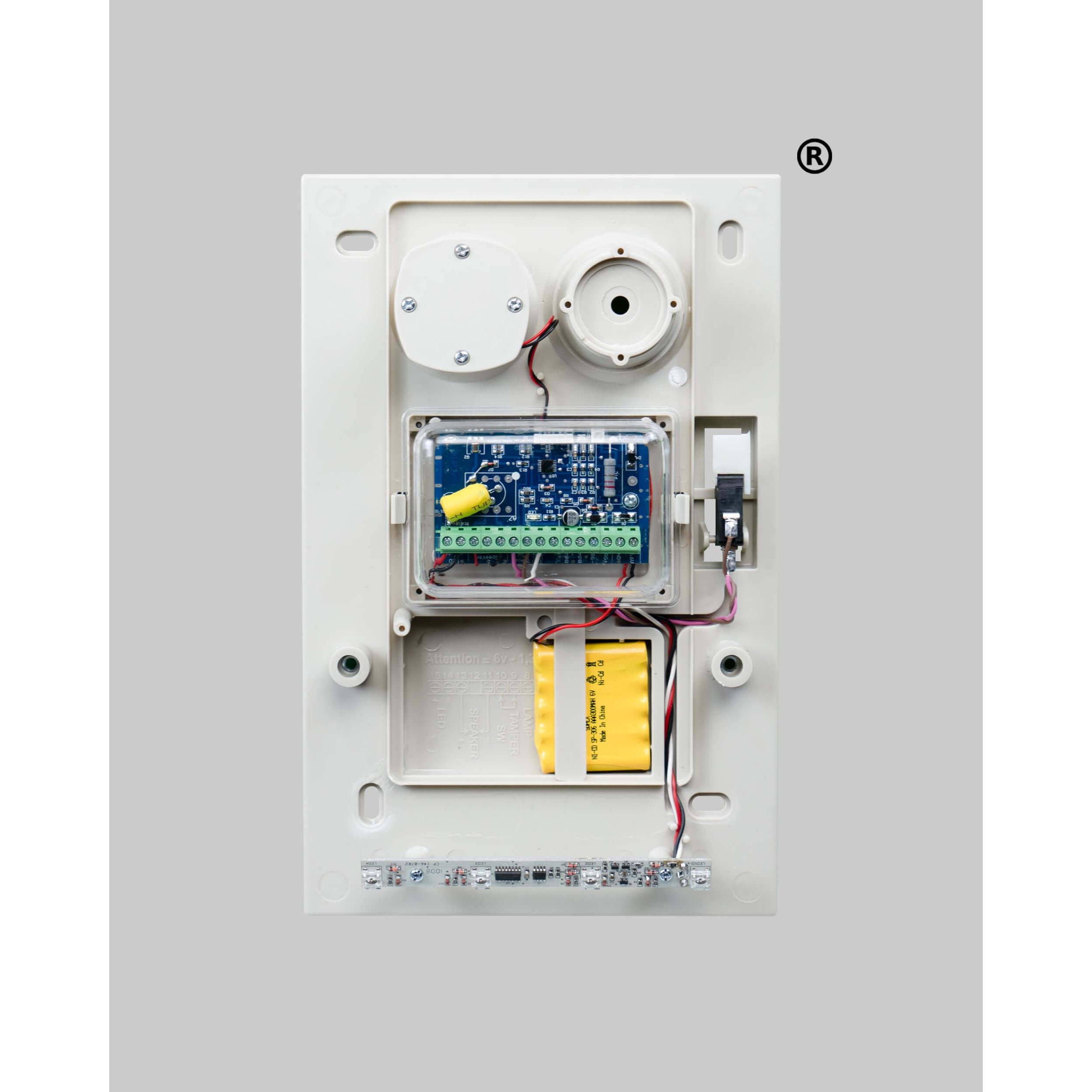 PS-128-P2 6V Battery Powered Dual Piezo External Siren
