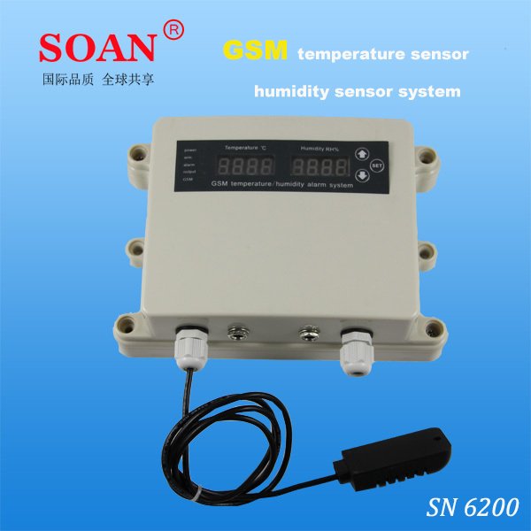 3G SMS GSM High/Low Temperature Alarm System Monitor for Low or High Temperature Extremes