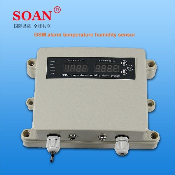 3G SMS GSM High/Low Temperature Alarm System Monitor for Low or High Temperature Extremes
