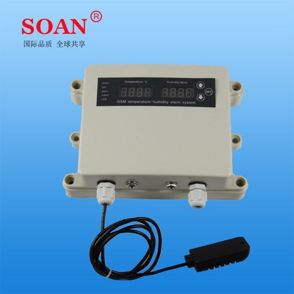 3G SMS GSM High/Low Temperature Alarm System Monitor for Low or High Temperature Extremes