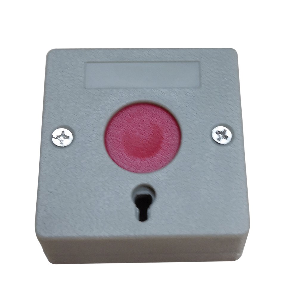 5C-68 Emergency Panic Button Grey ABS Case Home Security System Door Metal Plastic Material 12V Alarm Home Security System