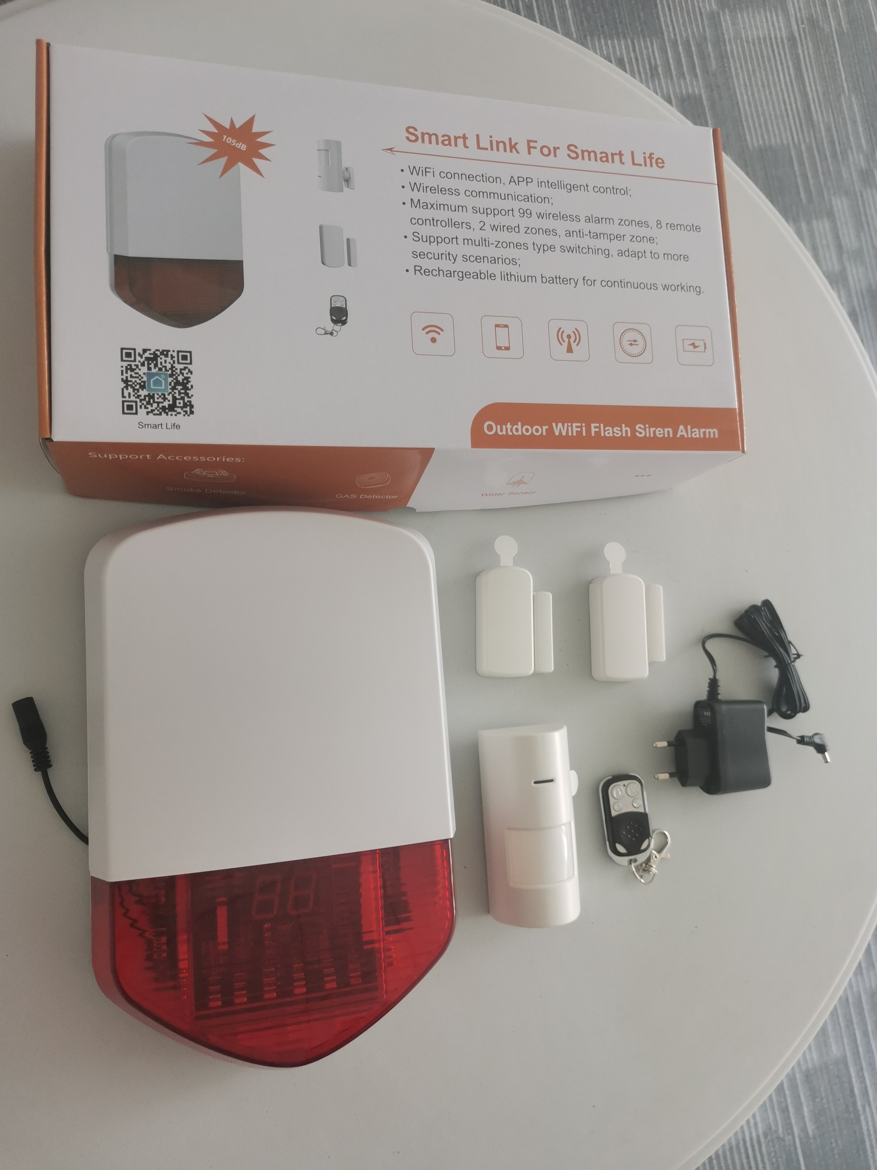 TuyaSmart WIFI Outdoor Factory Siren Customization Warning Strobe Siren