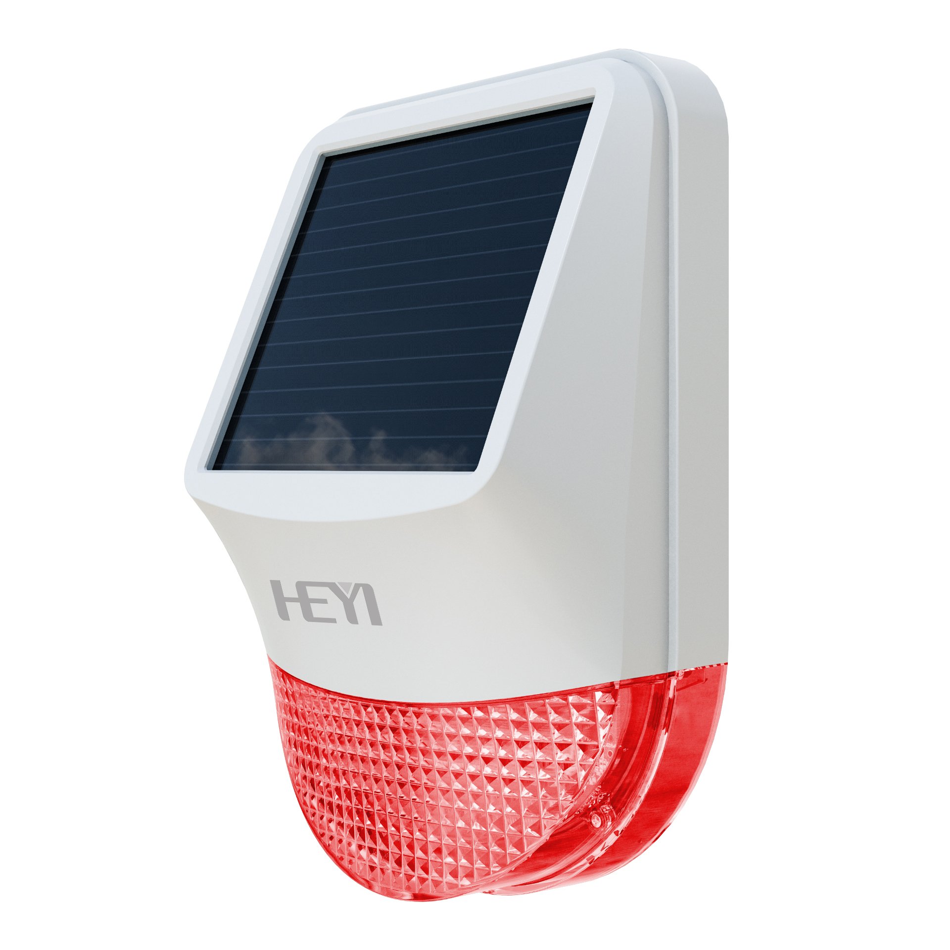 2024 Wholesale 105dB alarm sound Built-in balance device IP66 waterproof Outdoor Solar Siren With Repeater