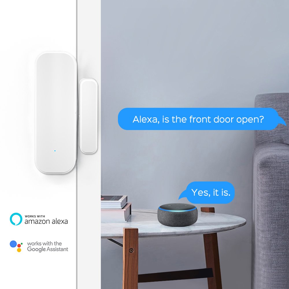 Tuya Zigbee Door Sensor for Home security Wireless Door Window Sensor 3.0m Zigbee Protocol Smart Door Sensor Alarm