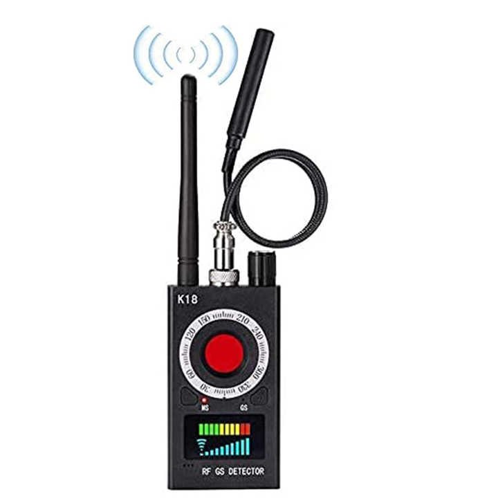 K18 Multi-Function Anti-Camera Detector Wireless Audio Bug GPS Signal Lens RF Tracker Alarm System Camera Detection