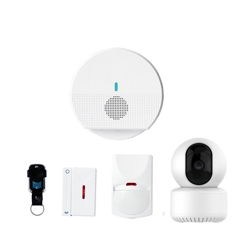 WiFi alarm system kit included PIR sensor remote control door sensor for Smart home