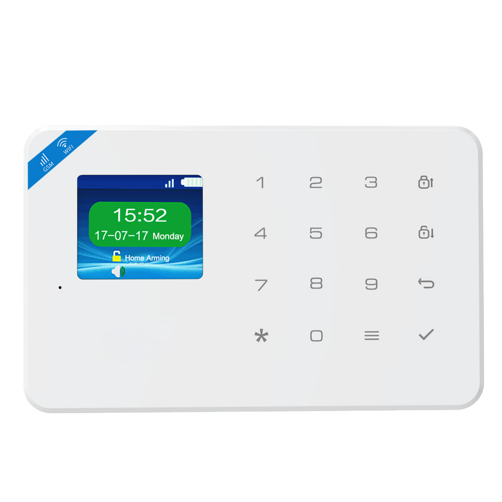 2024 New Arrival Tuya Smart WiFi 4G Security Alarm System Panel Built-in Siren with 433 Door Motion Sensor Home Alarm System