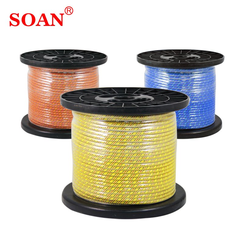 Locating Water Leak Sensor Detection Rope Water Sensing Cable With Customized Connectors addressable water leak detector cable