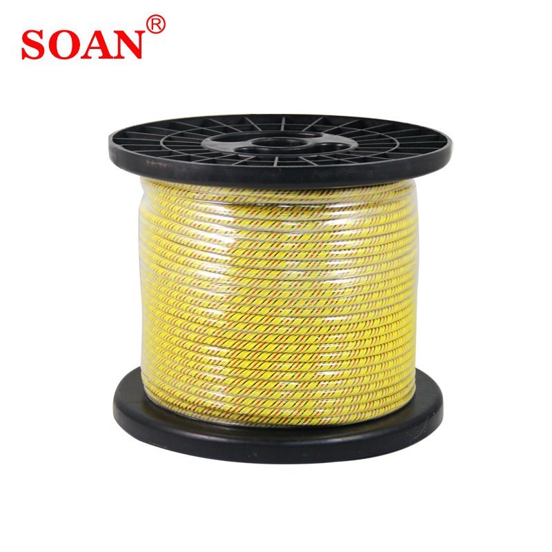 Locating Water Leak Sensor Detection Rope Water Sensing Cable With Customized Connectors addressable water leak detector cable