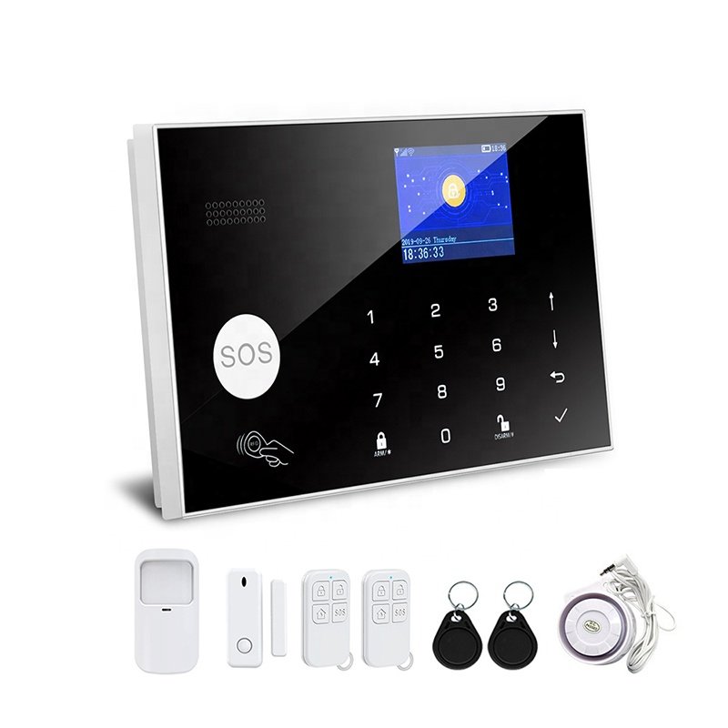 Smart Tuya WIFI GSM Alarm System Home Security Alarm System Wireless