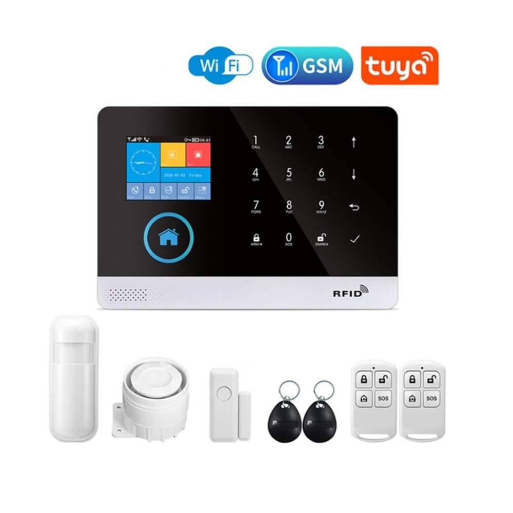 eMylo Wifi GSM System Via Smartphone App On Android And IOS Intruder Alarm Panel House Security Smart Home Alarm System