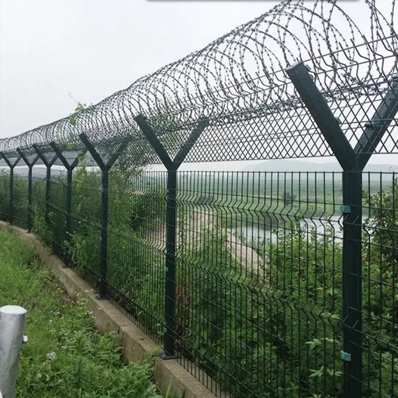 Border Perimeter System Anti Invasion and Anti Damage Climbing Alarm Security Fence