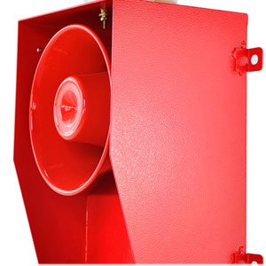 IP65 Waterproof home security alarm system 130DB loud speaker LED strobe 45W powerful audible and visual car alarms YAL-T06A