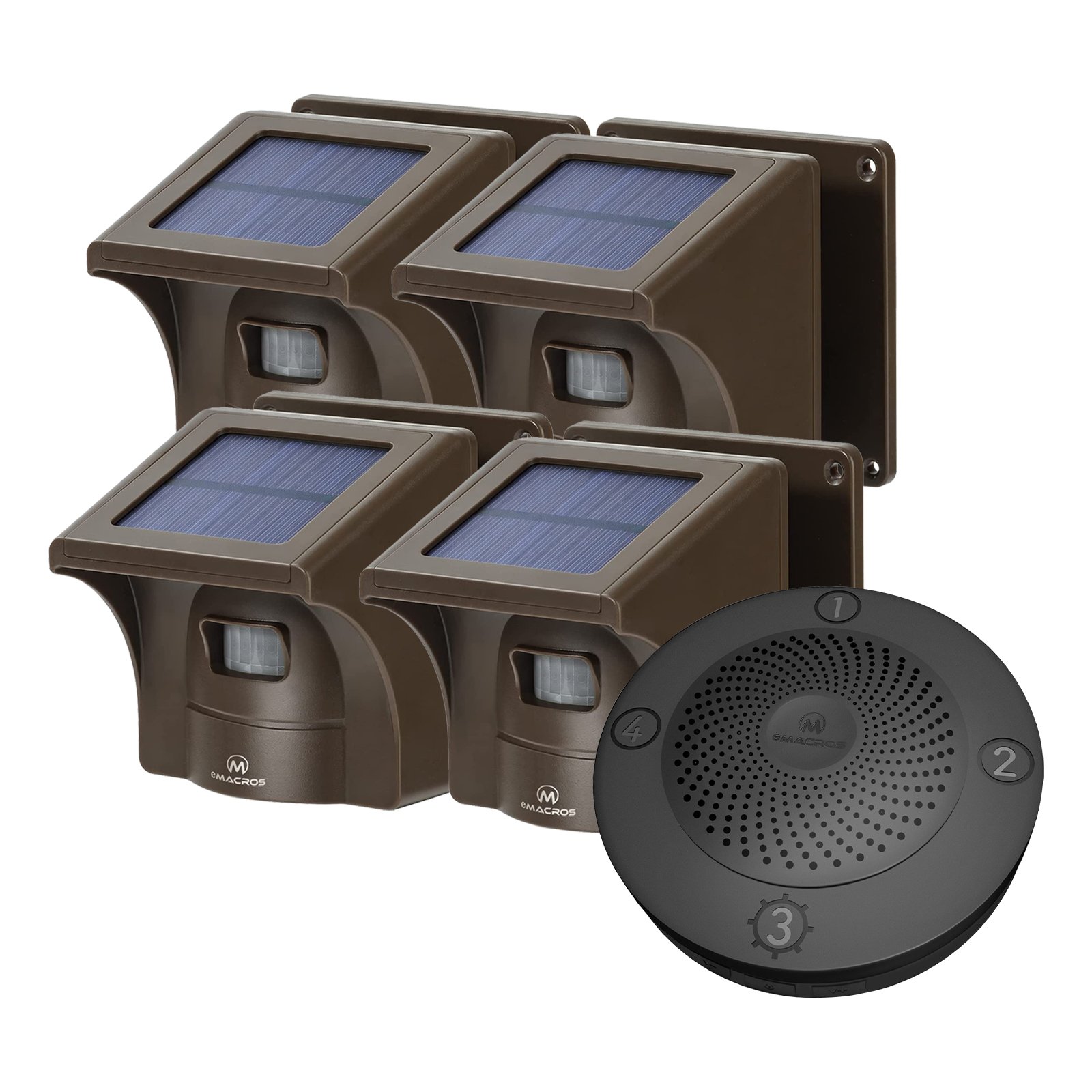New Home Security Alarm System Motion Detection Long Range Pir Motion Sensor Waterproof Motion Alarm in Solar Panell