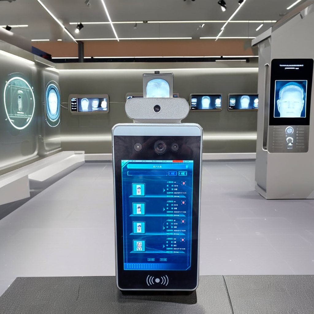 IR-powered indoor face recognition attendance system biometric access control for employee attendance with real-time recording