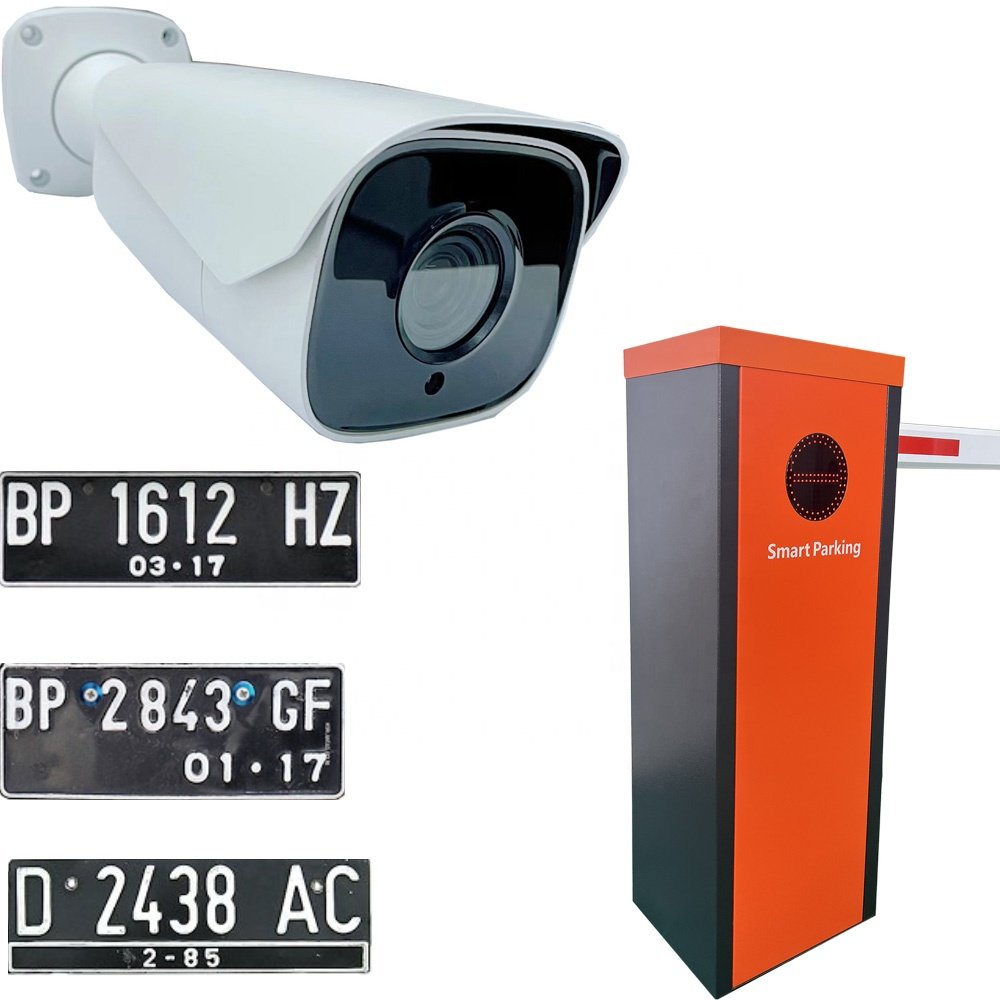2MP IP AI CCTV Camera Poe Outdoor IP67 Alarm System Color Night Vision Car Plate Recognition Lpr Camera