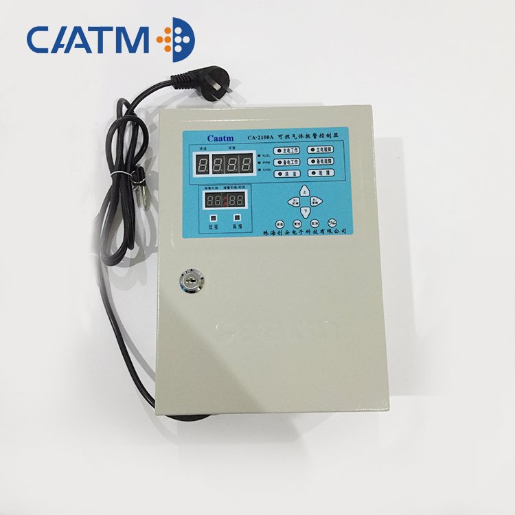 CAATM CA-2100A 4 channels Quality Quick response Industrial Remote Control Bus Transmission Wall-mounted gas alarm controller