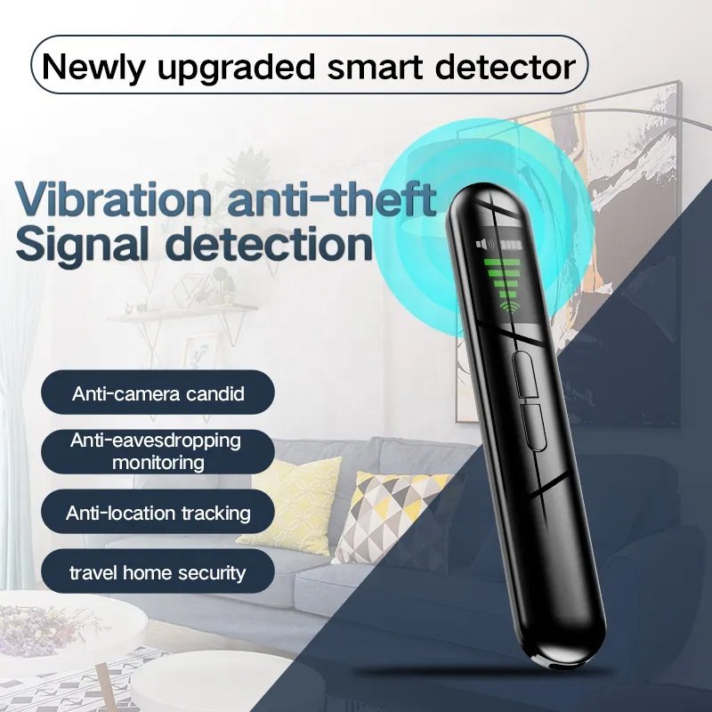 T88 Signal detector hotel anti-sneak shooting detection camera detector car GPS detector anti-eavesdropping anti-tracking alarm