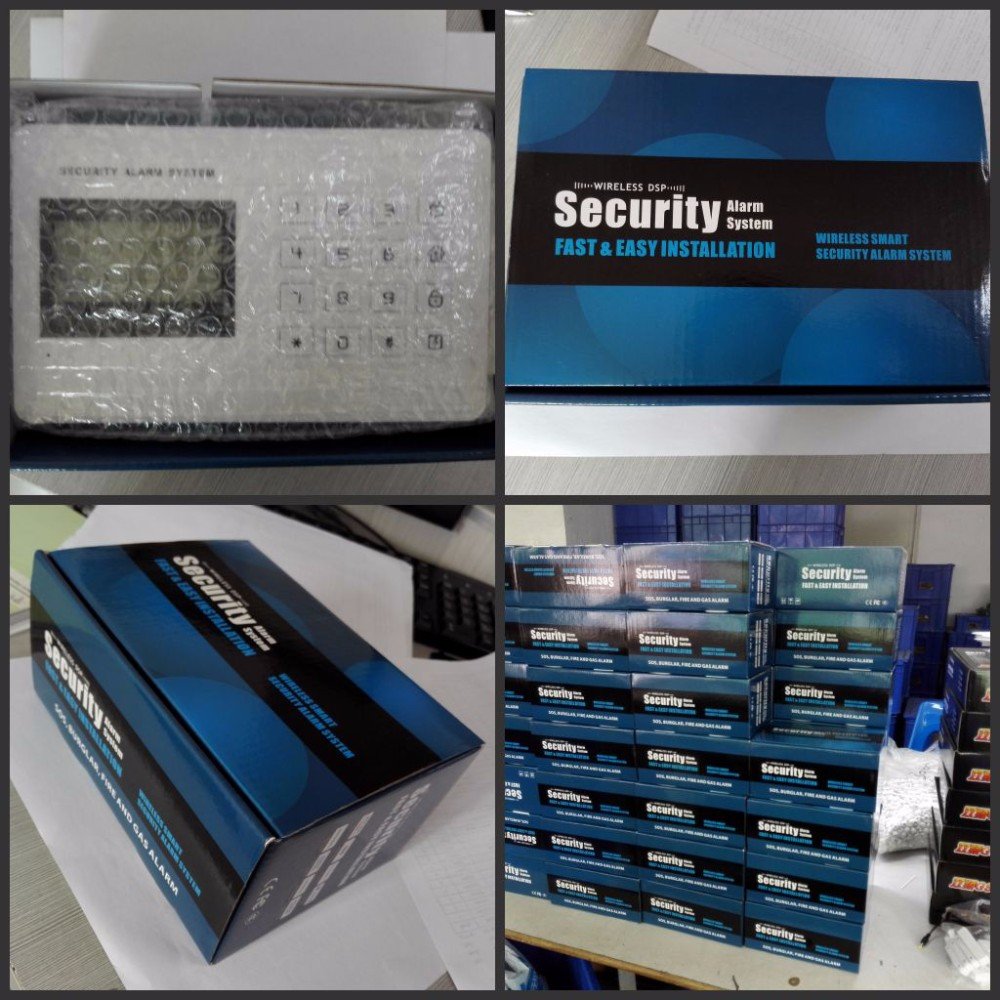Factory Direct Sale Hottest French Spanish Russian Chinese language Optional Dual Net GSM & PSTN Wireless Alarm System