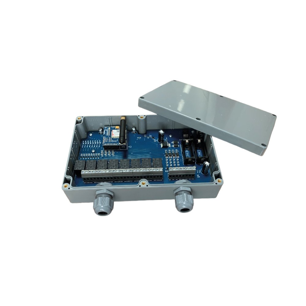 REPORTER LX1148 GSM SMS FREE CALL ALARM & CONTROLLER 4xINPUT 8xRELAY OUTPUT & POWER FAILURE GATE OPENER PUMP DTMF DIAL