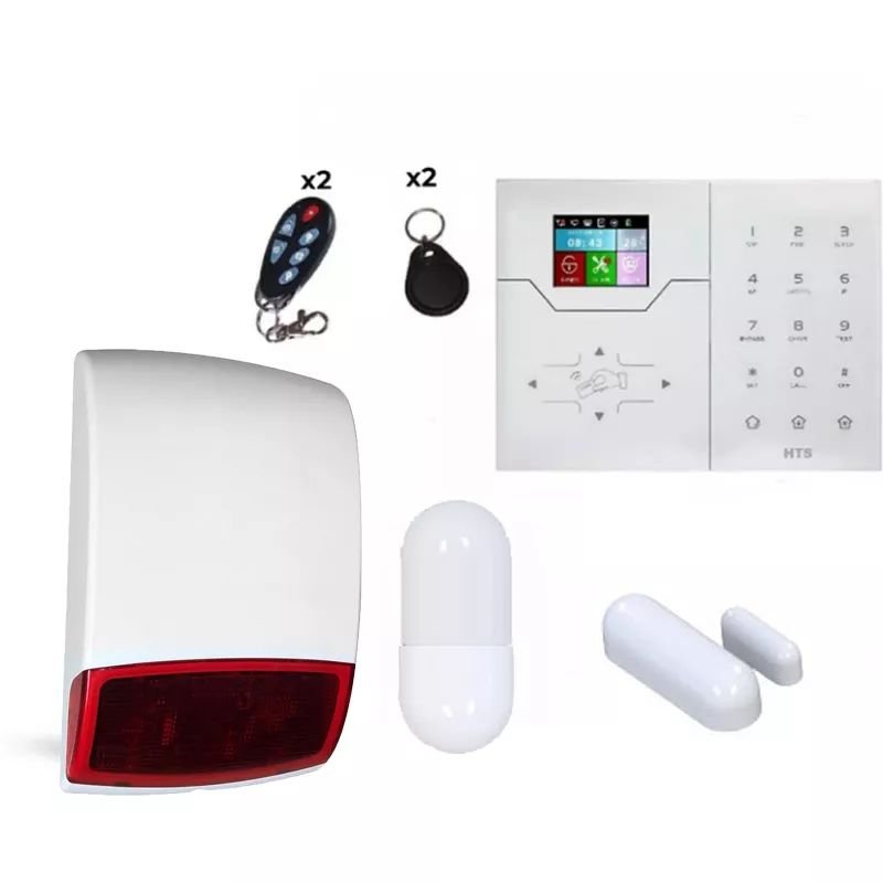 Contact ID SIA DC09 Professional Burglar Alarm Panel color screen touch home alarm host WiFi Residential Intrusion Alarm System