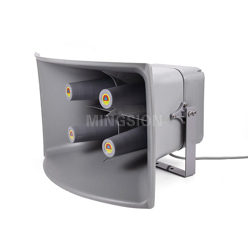 400W Class D Electronic Siren Alarm Speaker Power Amplifier with Battery Or Solar Panel For Early Warning System PA Systems