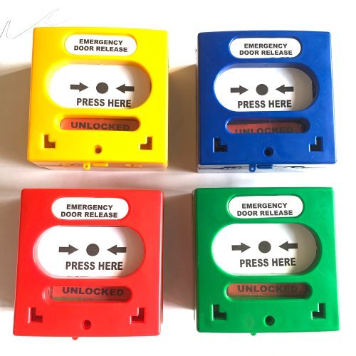 Fully Resettable Four Way Poles Manual Call Points EDR Manual Point Breaker Cover Home Alarm System Break Glass Feature House