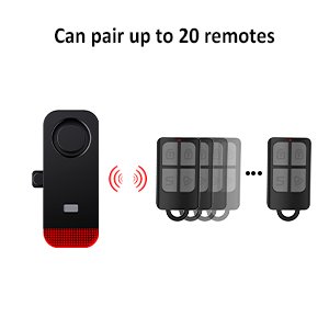 Wireless Anti-Theft Bike Alarm 120dB Burglar Motorcycle Bicycle Waterproof Bike Vibration Detector Alarm