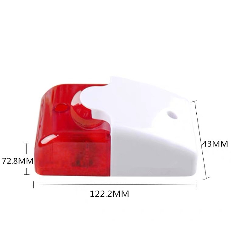 Home Security Alarm System Quick Flash Strobe Light Siren Siren With Strobe Light