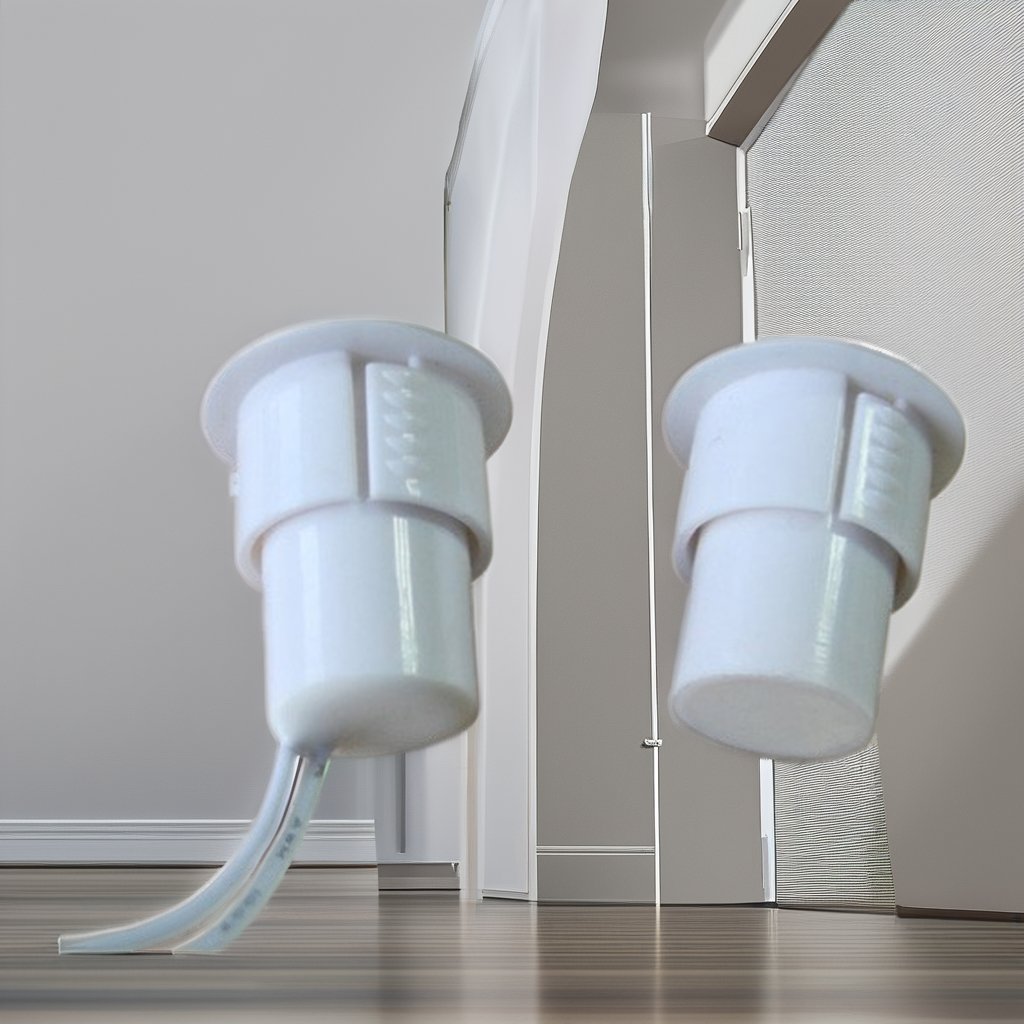 5C-36 Metal Door Sensor Flush-Mounted Magnetic Contacts Made with Durable ABS Plastic