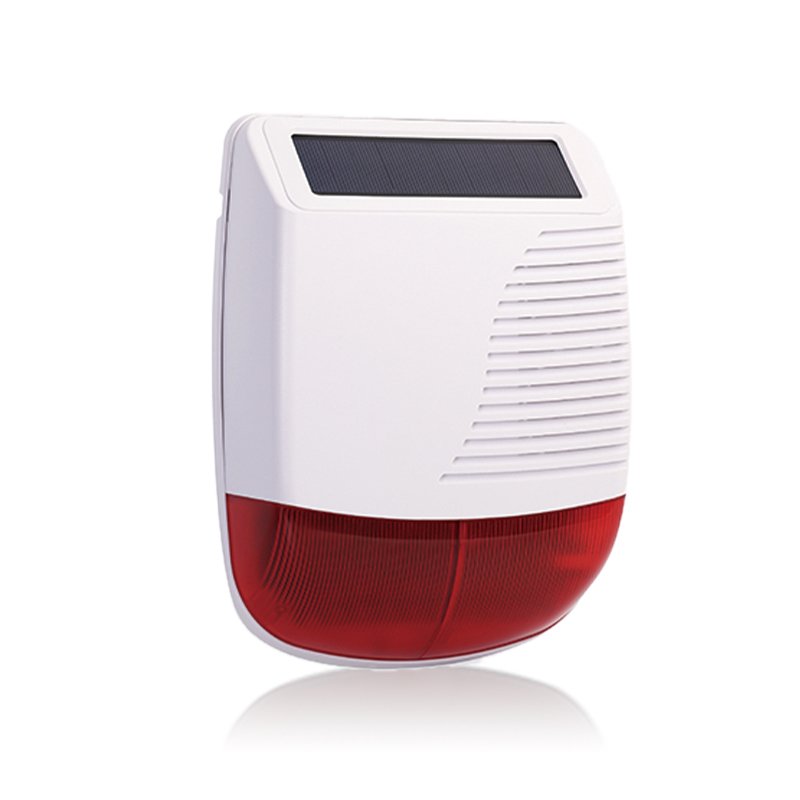 2024 new arrival 433mhz Wireless outdoor solar Siren with 433mhz working tuya alarm system