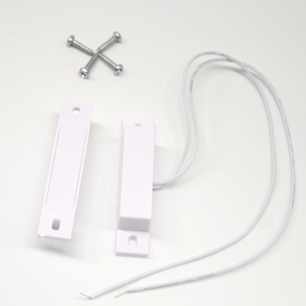 White Recessed Magnetic Window Door Contacts Alarm Security Reed Switch