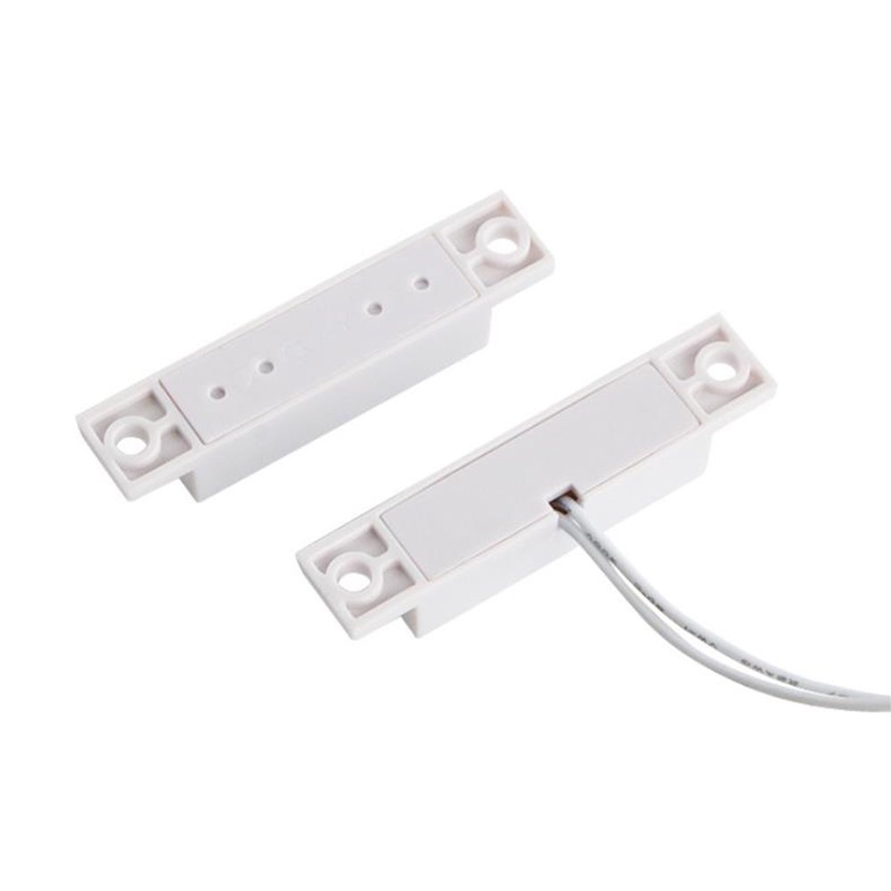 White Recessed Magnetic Window Door Contacts Alarm Security Reed Switch