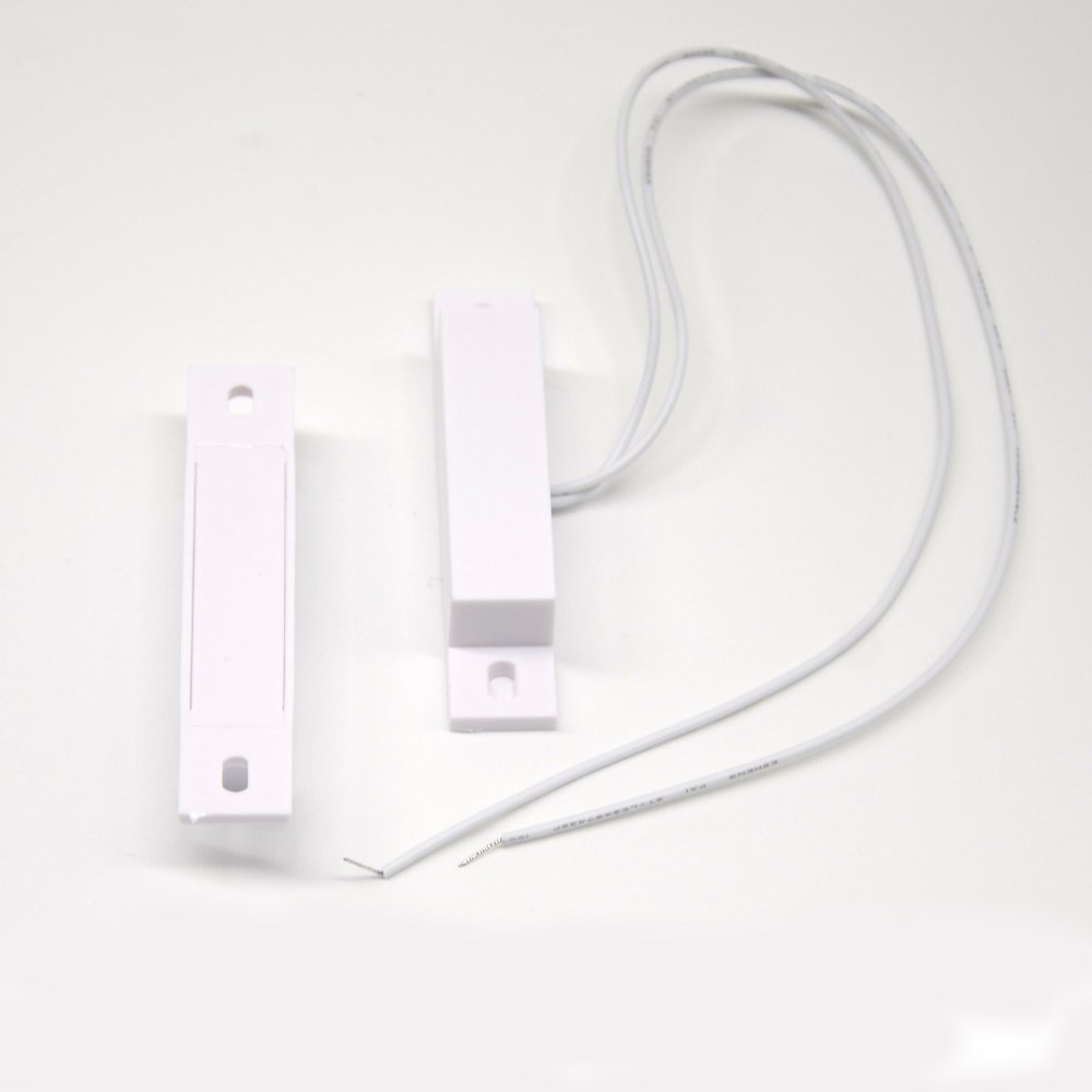 White Recessed Magnetic Window Door Contacts Alarm Security Reed Switch