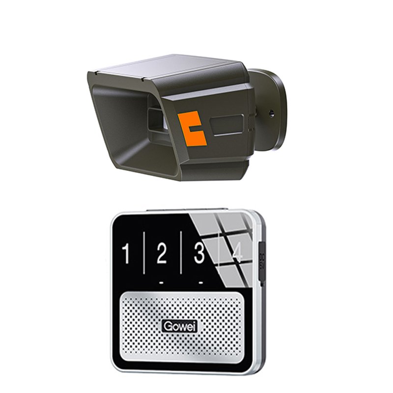 Security Alert System Weatherproof Motion SensoDetector Solar Wireless Driveway Alarms