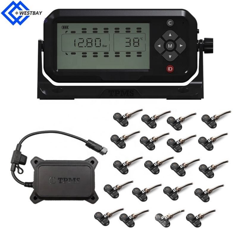 Westbay 6 8 10 12 14 16 18 22 24 26 Wheel Internal sensors truck TPMS alarm system tyre pressure monitoring system