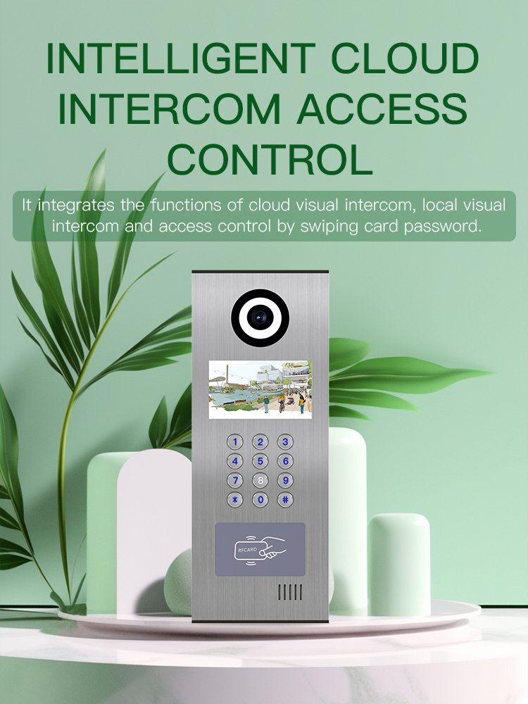 Thinmoo Multi-unit video intercom system Video Intercom Door Phone access control system Metal Casing Cloud Intercom