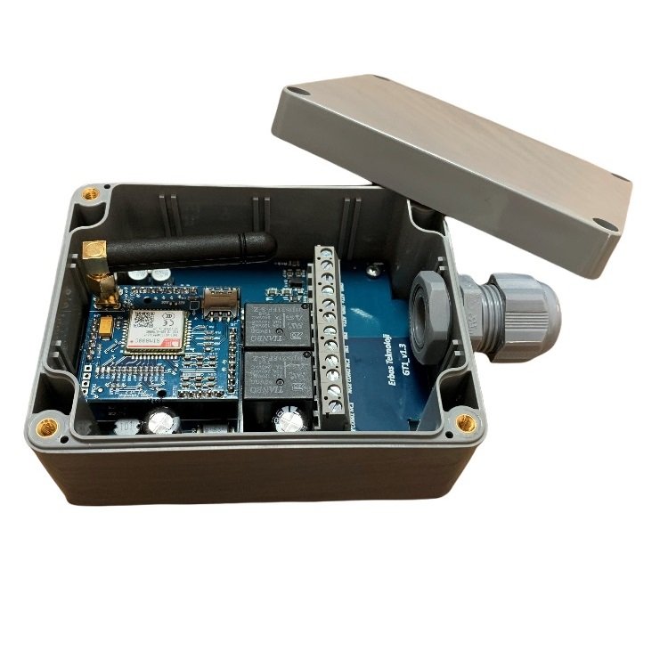 REPORTER GX1122C GSM SMS FREE CALL DIALER & ALERT DEVICE 2xINPUT 2xRELAY OUTPUT GATE CONTROLLER BARRIER ON-OFF DIAL DTMF