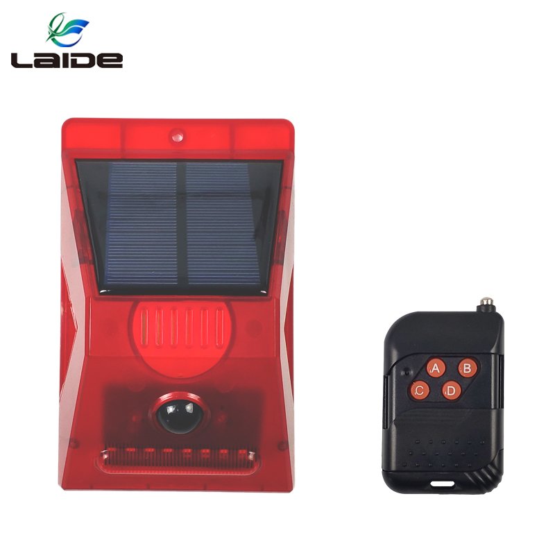 New Arrival Wireless IP65 Waterproof Outdoor Motion Detector Solar Voice Alarm Animal Alarm Sensor
