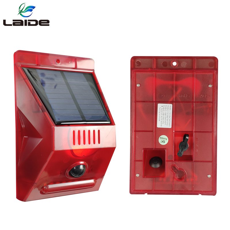 New Arrival Wireless IP65 Waterproof Outdoor Motion Detector Solar Voice Alarm Animal Alarm Sensor