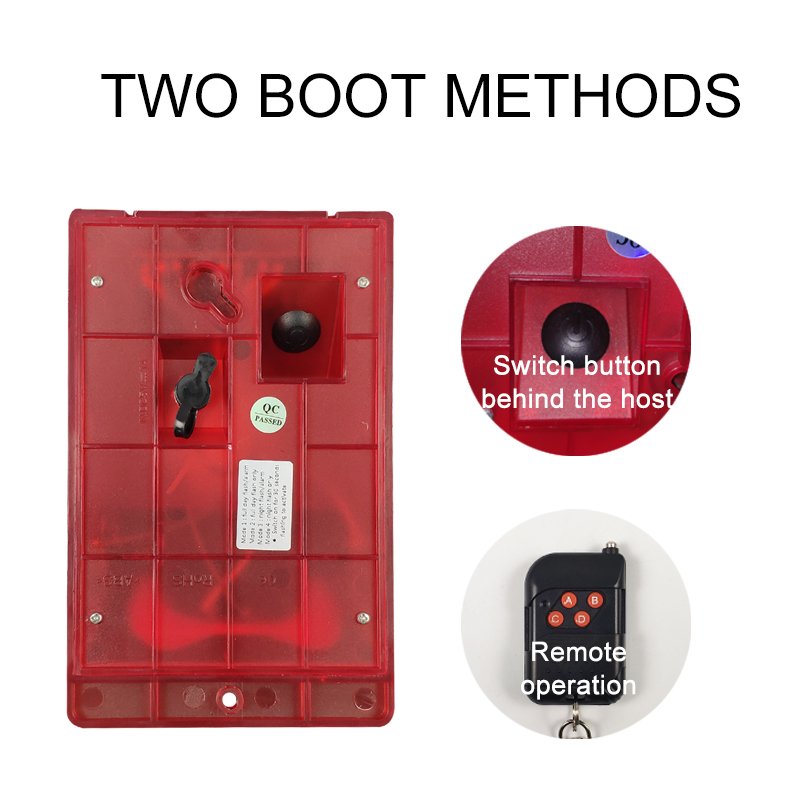 New Arrival Wireless IP65 Waterproof Outdoor Motion Detector Solar Voice Alarm Animal Alarm Sensor