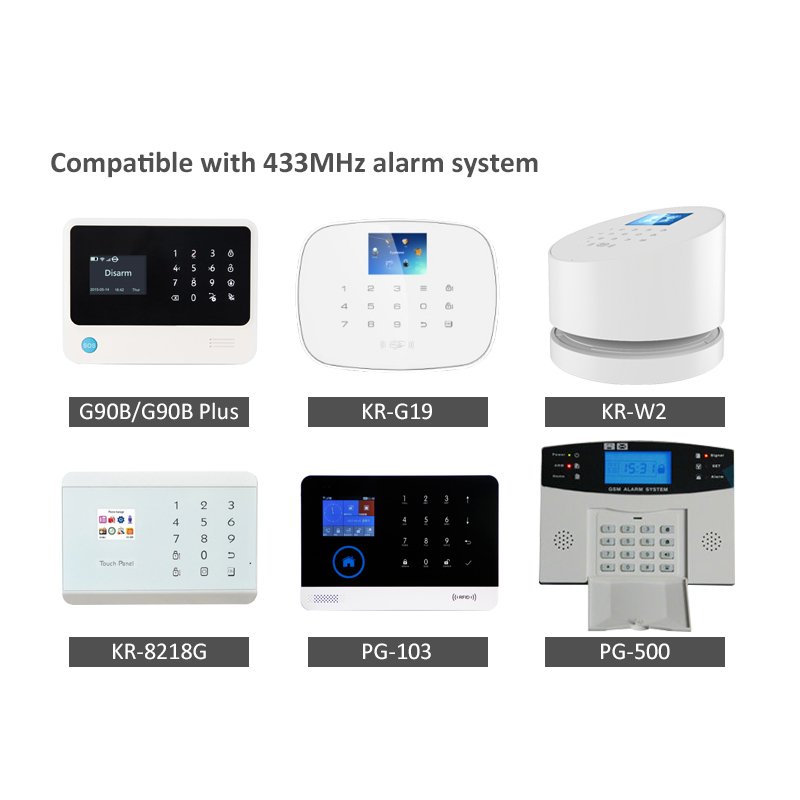 wireless infrared motion sensor 433MHz EV1527 9V battery powered anti-tamper switch for burglar intrusion security alarm system